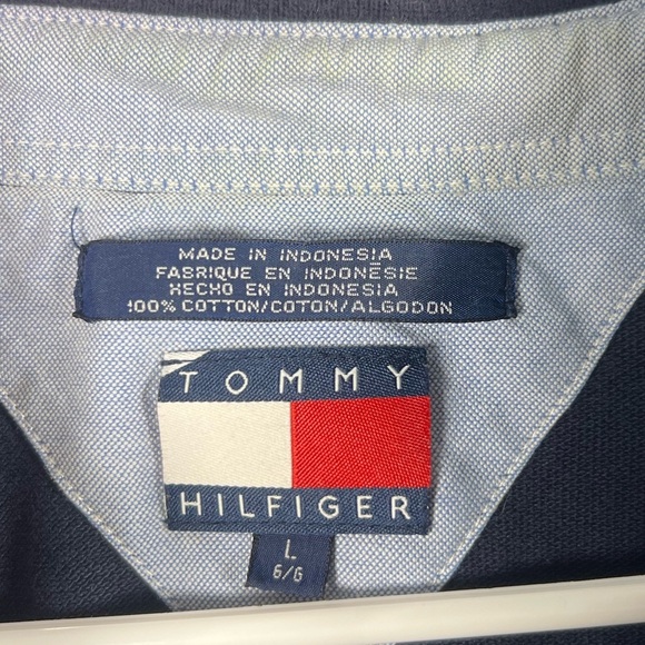 Tommy Hilfiger Polo Shirt with Collar Large - Picture 3 of 4